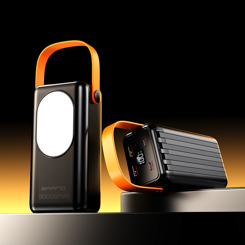 High-performance power bank with integrated LED light and digital display Stornfield
