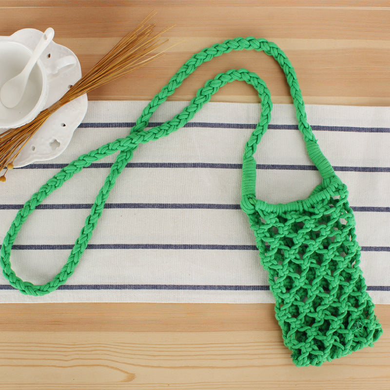 Macramé Shoulder Bag in Creative Net Design Stornfield
