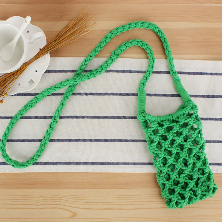 Macramé Shoulder Bag in Creative Net Design Stornfield