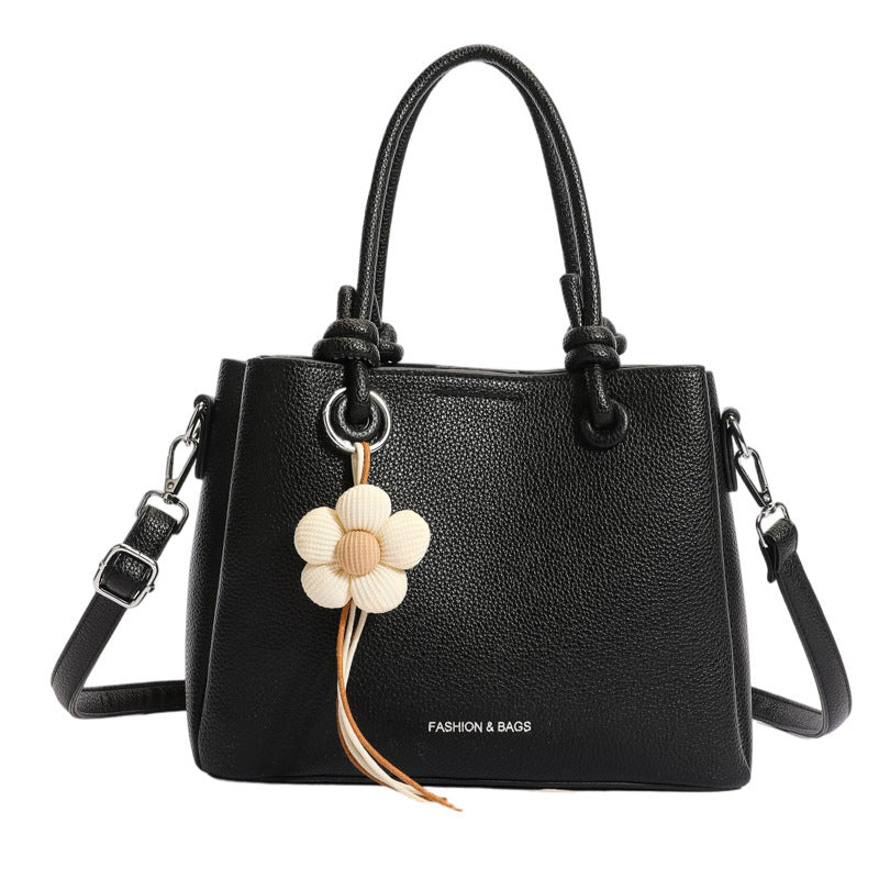 Textured Mini Handheld Tote Bag
