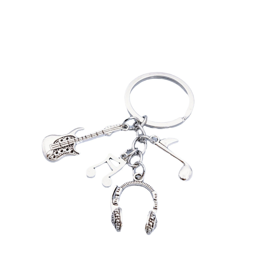 Keychain with musical instruments motifs Stornfield