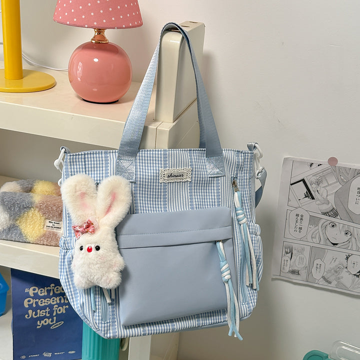 Multi-Functional Striped Backpack Stornfield