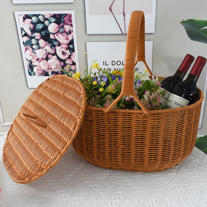 Artisan Woven Picnic Basket Stornfield