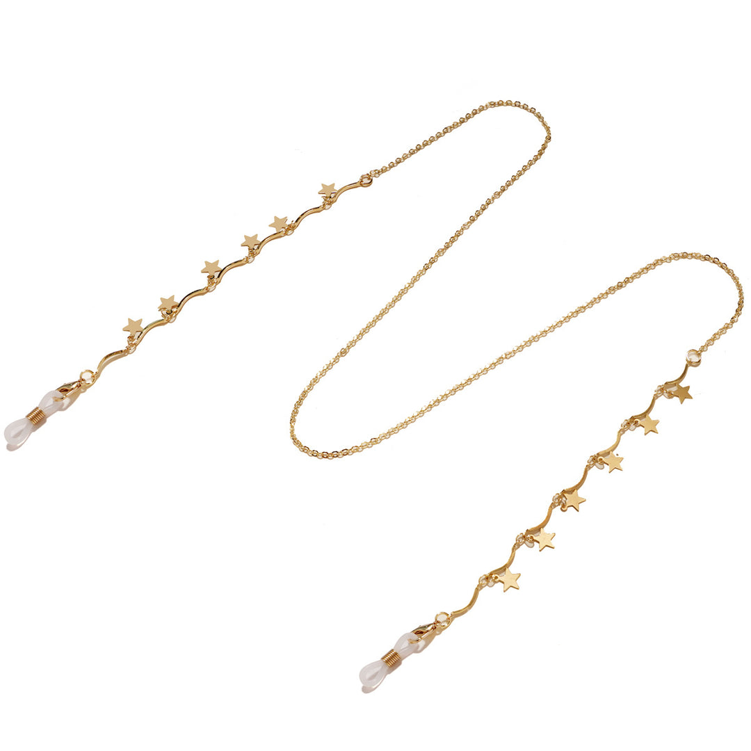 Fashionable Star-Embellished Eyewear Chain Stornfield
