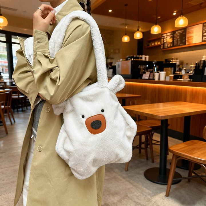 Plush Bear-Themed Tote Bag Stornfield