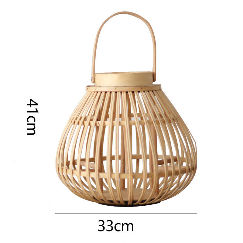 Natural Rattan Lantern Stornfield