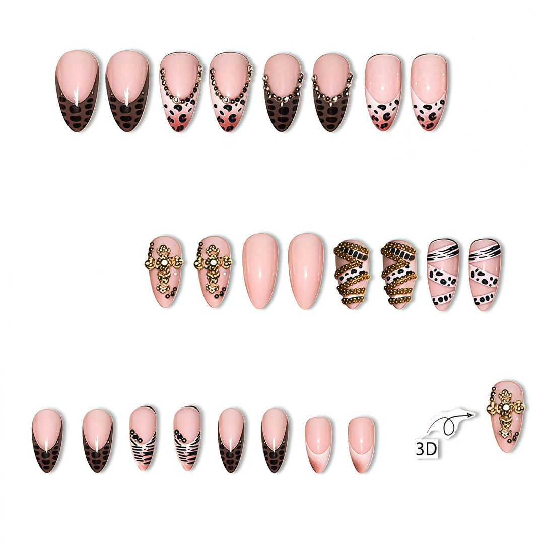 Artistic Stiletto Nail Enhancements with 3D Accents Stornfield