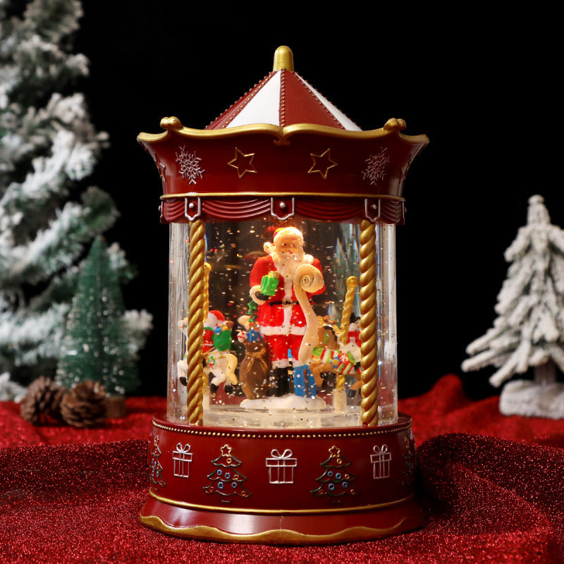Nostalgic Christmas lantern with moving scenes Stornfield