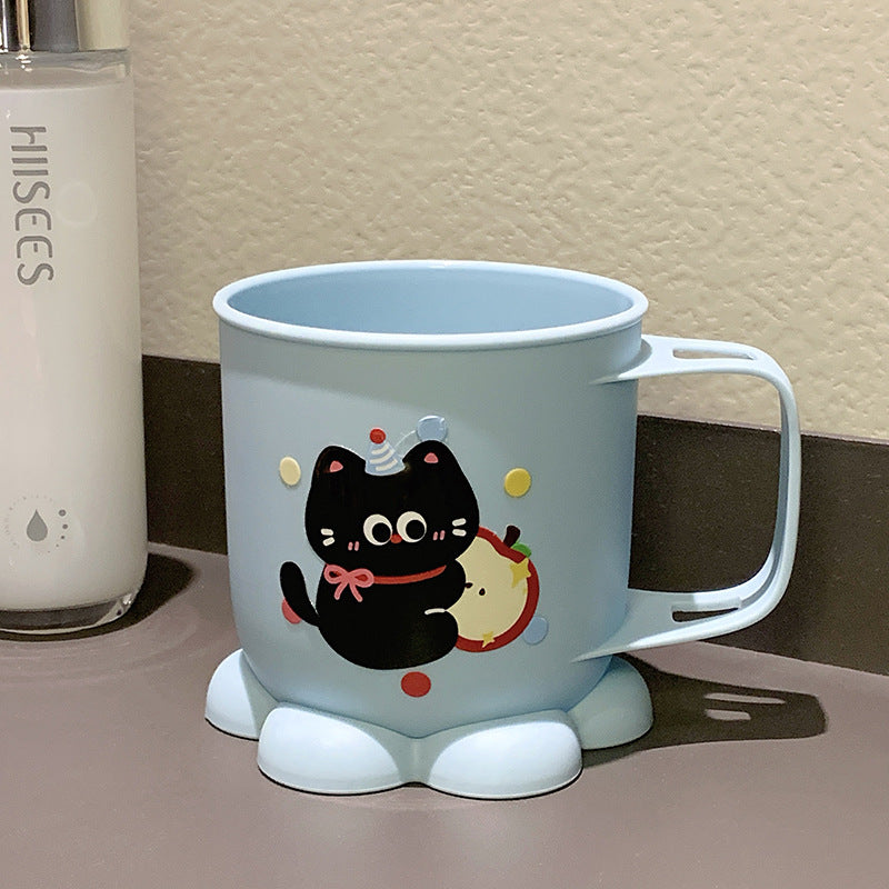Ceramic mug with loving cat design Stornfield