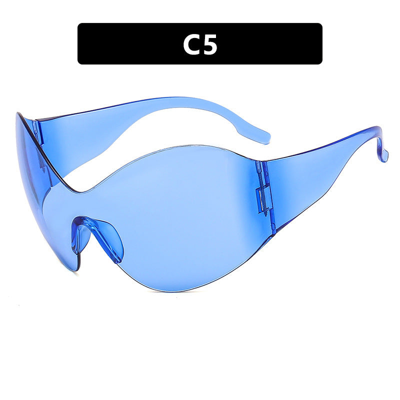 Women's visor-style sunglasses with innovative protection design Stornfield