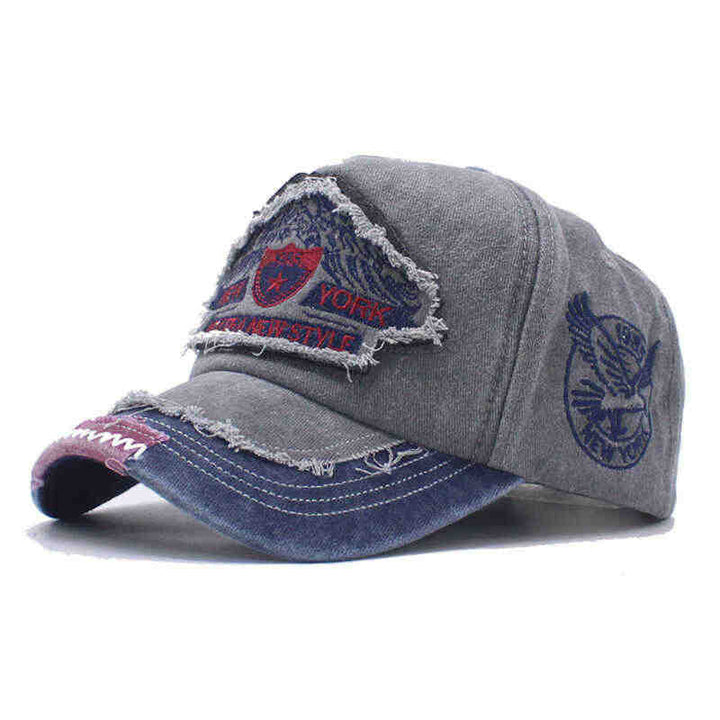 Men's Distressed Denim Cap Stornfield