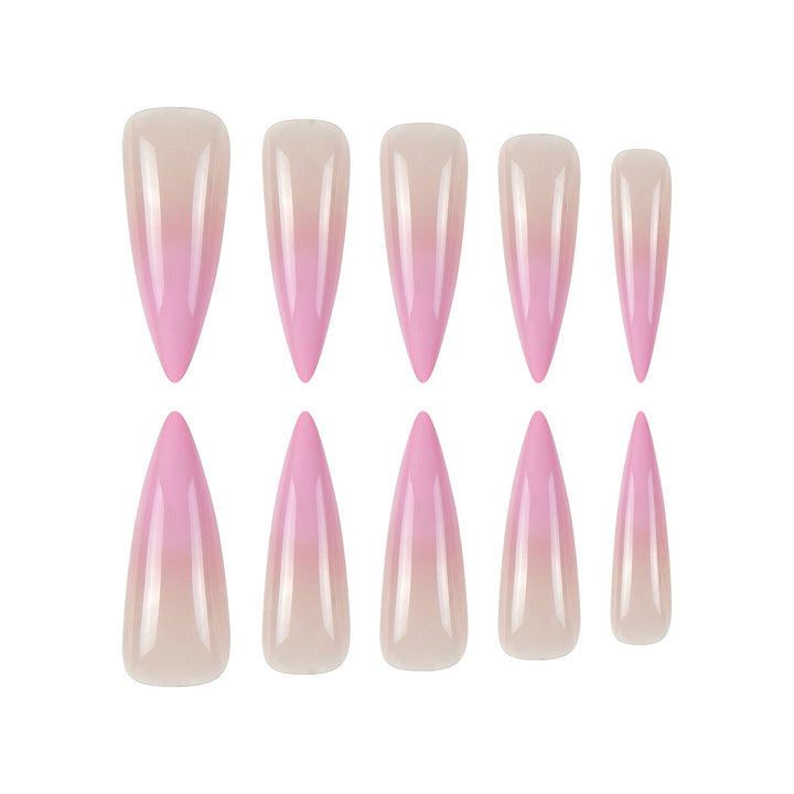 Ombre Stiletto Press-On Nails Stornfield