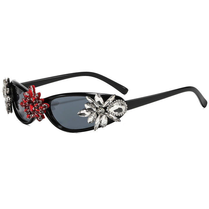 Ladies Glamorous Designer Sunglasses with Floral Accents Stornfield