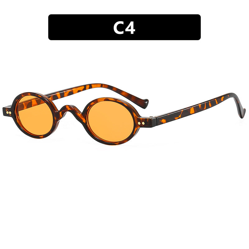 Women's round sunglasses with distinctive design and high-quality plastic frame Stornfield