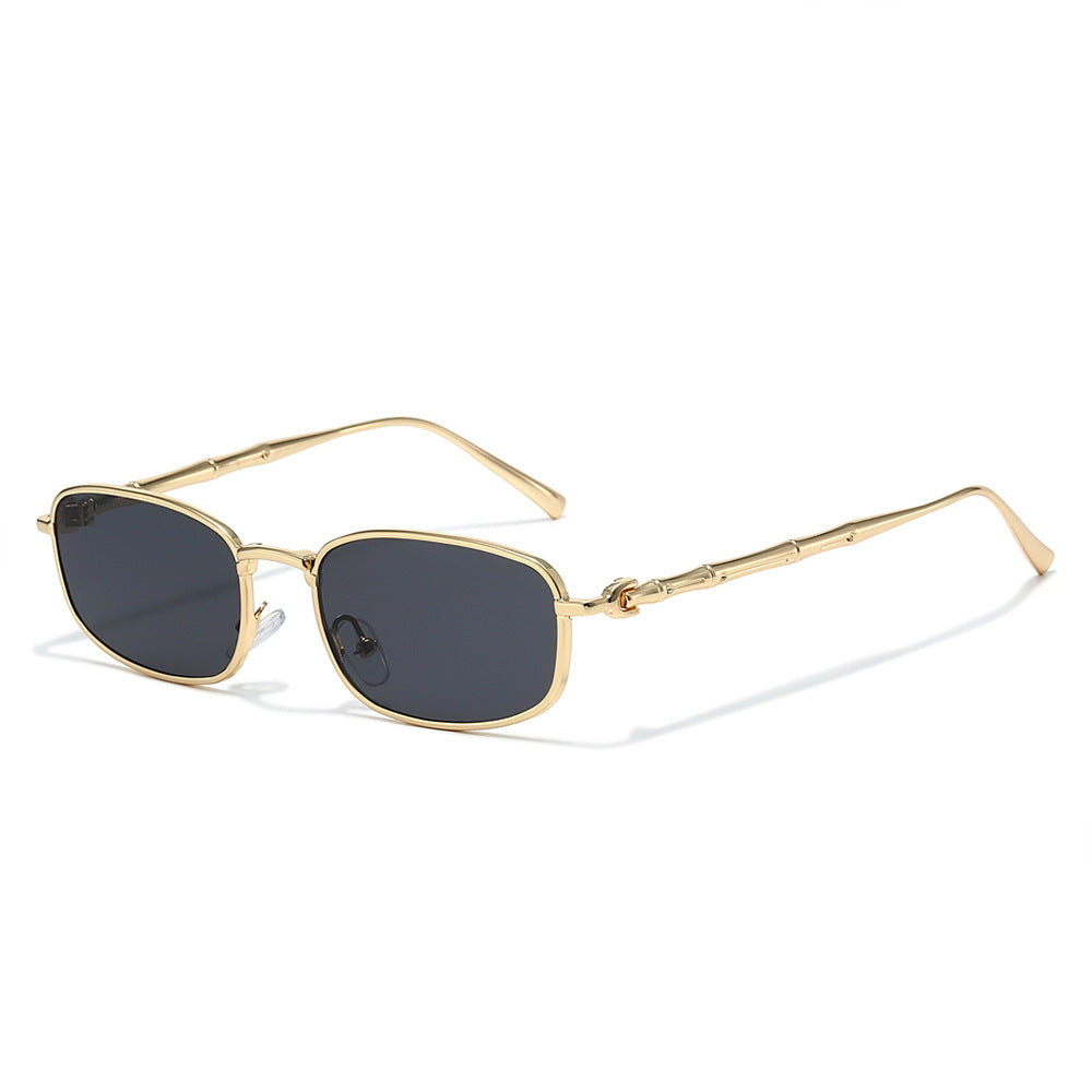 Chic Bamboo-Inspired Frame Sunglasses Stornfield