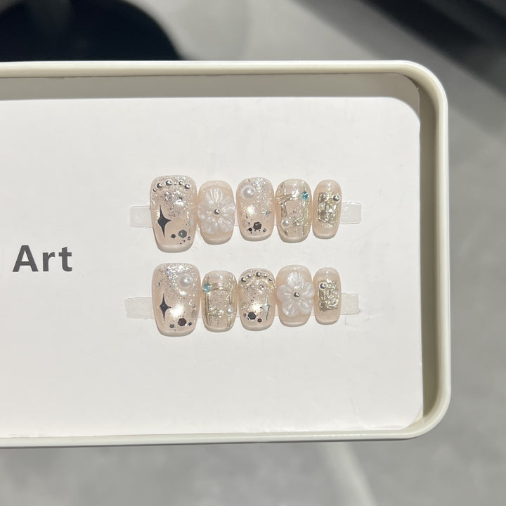 Decorative Acrylic Press-On Nail Art Set Stornfield