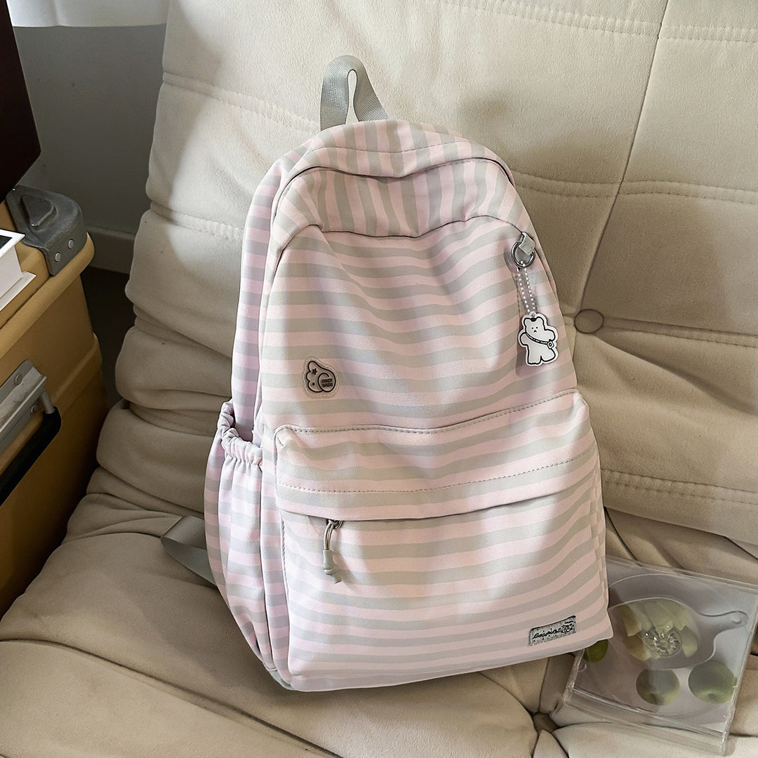 Cute Cartoon Design Striped Backpack Stornfield