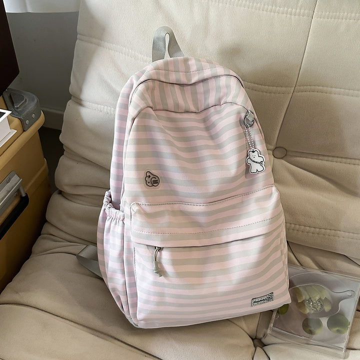 Cute Cartoon Design Striped Backpack Stornfield