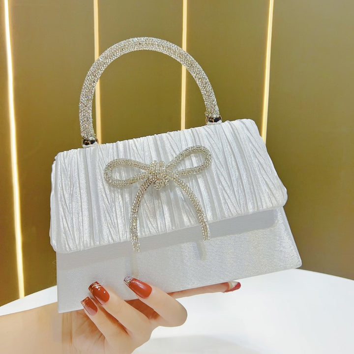Elegant Textured Handheld Evening Bag