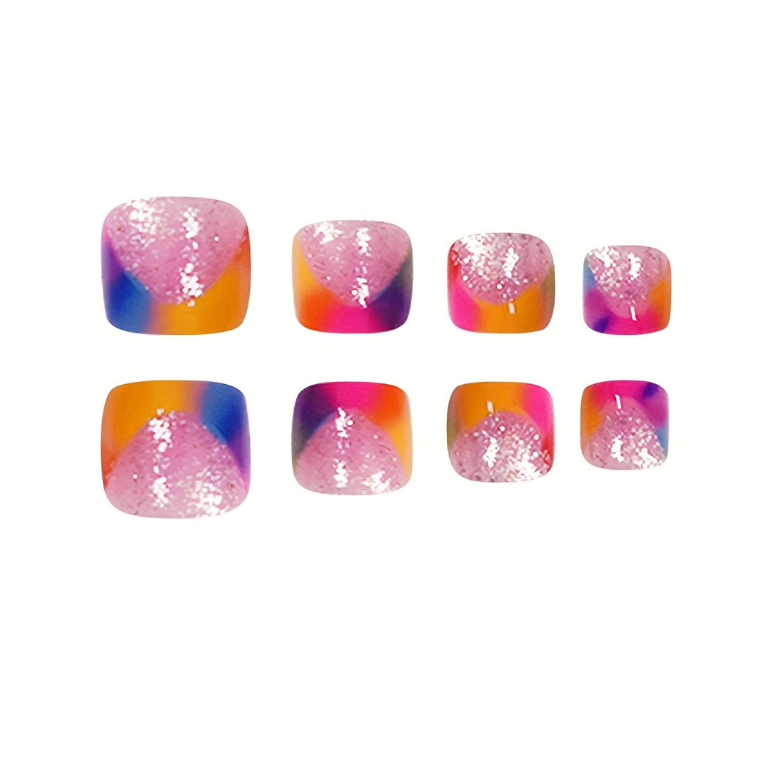 Artistic Rainbow Nail Art Set Stornfield