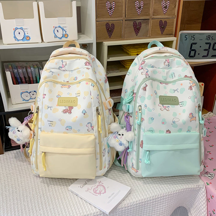 Playful Cartoon Character Backpack Stornfield