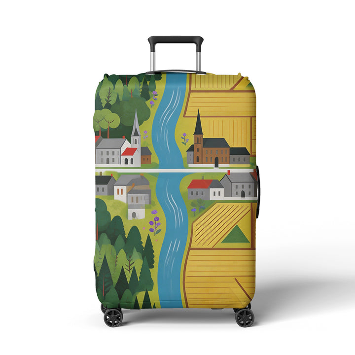 Women's suitcase cover with beach motif Stornfield