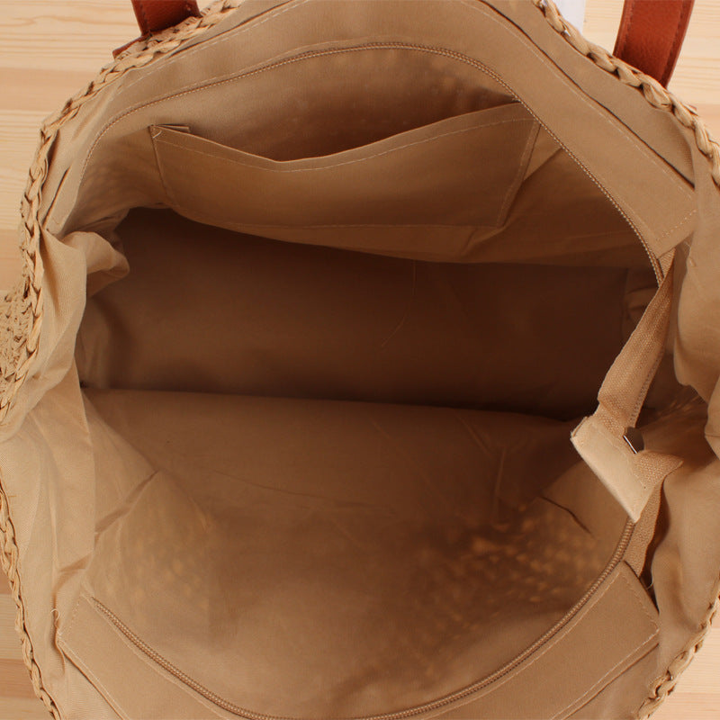 Shopping bag made of woven natural material Stornfield