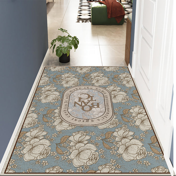 Floral Patterned Decorative Area Rug