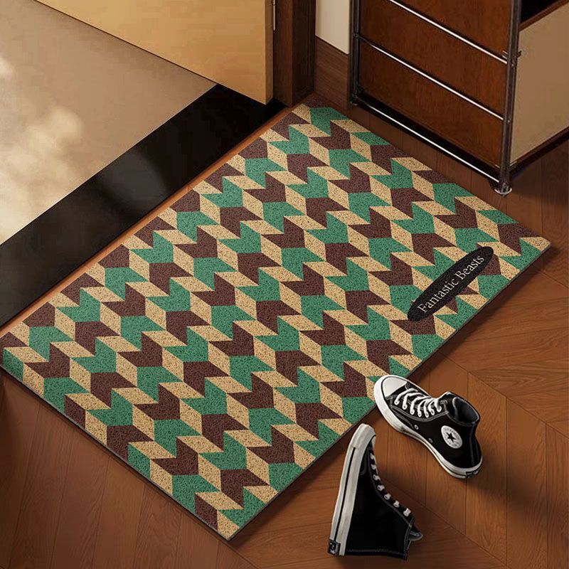 Decorative Striped Entrance Mat