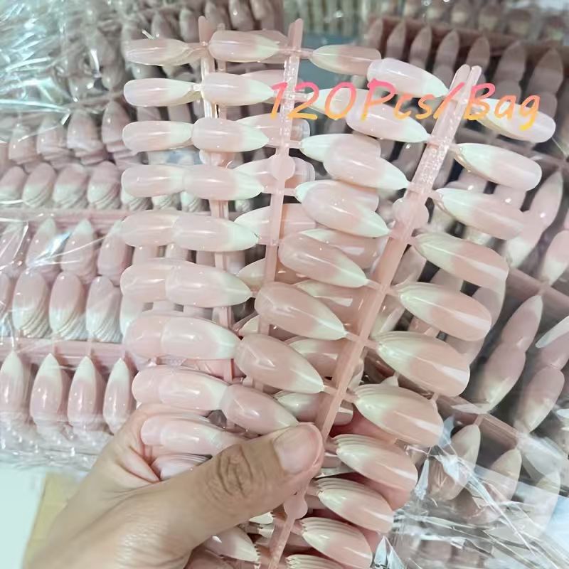 French Tip Acrylic Nail Set Stornfield