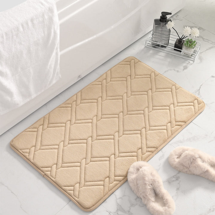 Soft Plush Woven Bath Mat