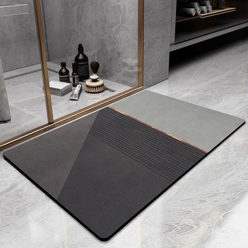 Modern Geometric Design Bath Mat