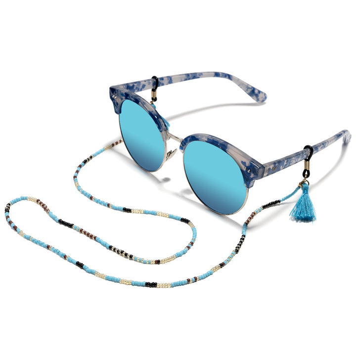 Beaded Eyewear Chain with Tassel Attachments Stornfield