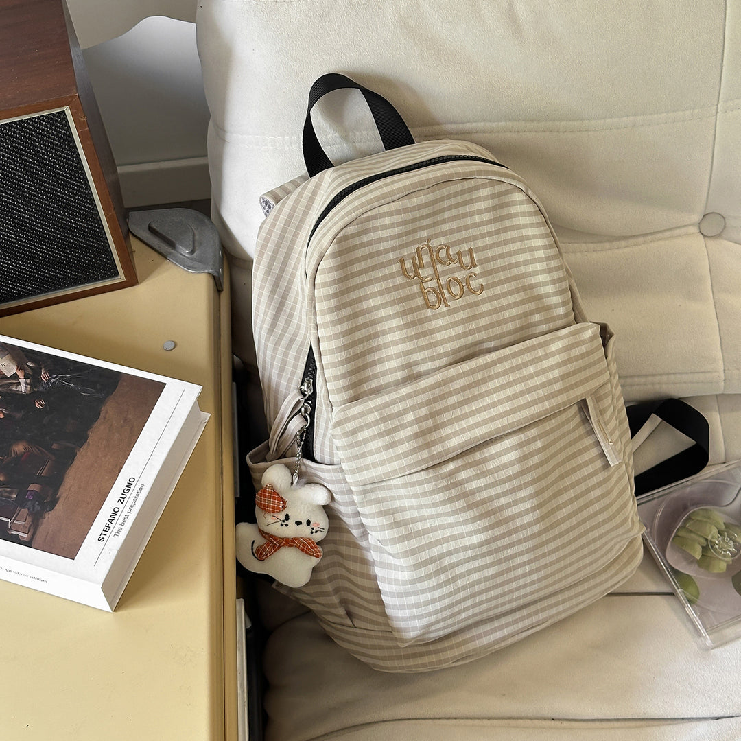 Stylish Checked Design Backpack Stornfield