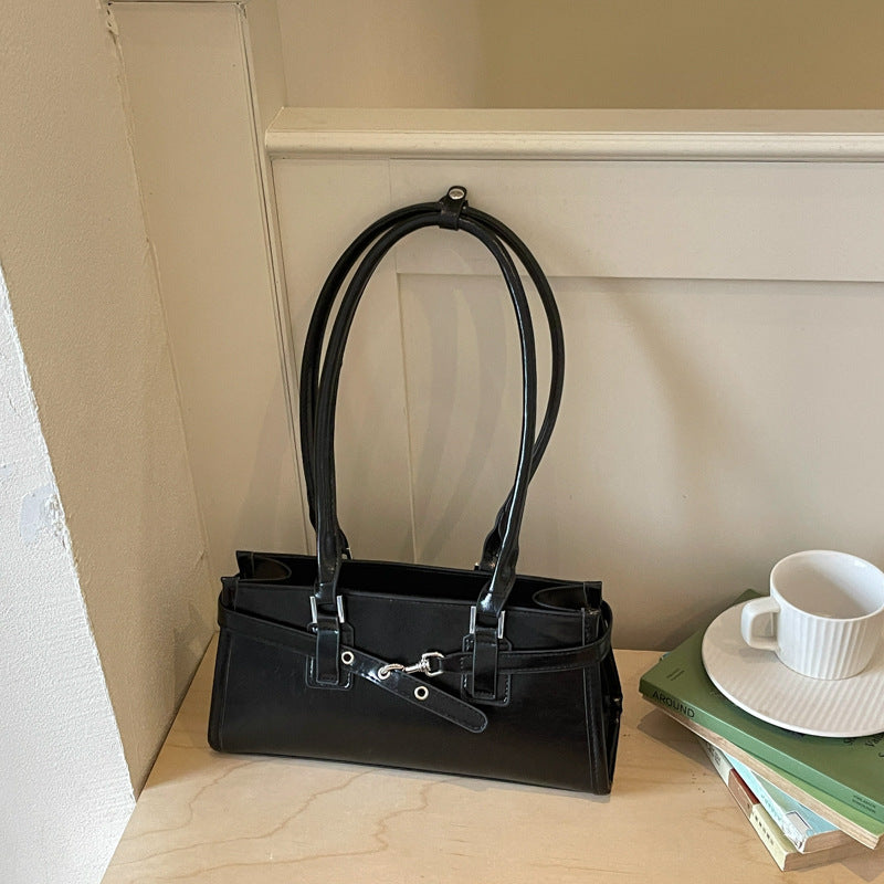 Elegant Structured Handheld Tote Bag
