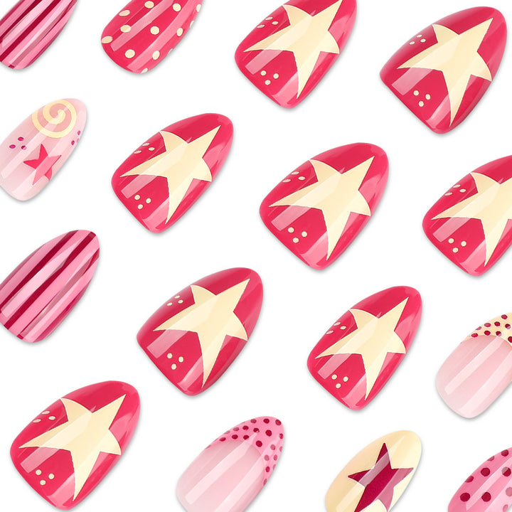 Creative and colorful nail art Stornfield