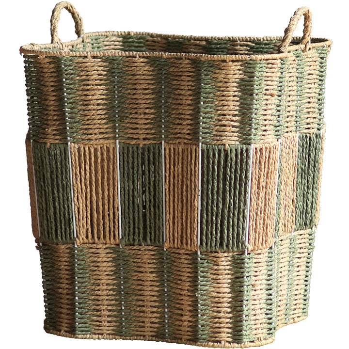 Handcrafted storage basket made of natural materials Stornfield
