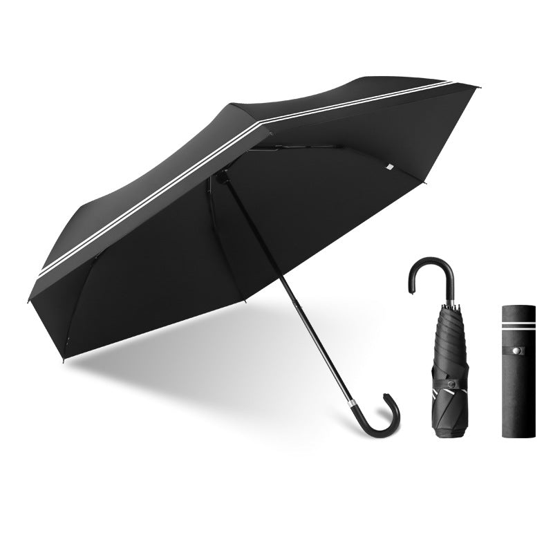 Women's Urban Folding Umbrella with Wind Protection and Ergonomic Handle Stornfield