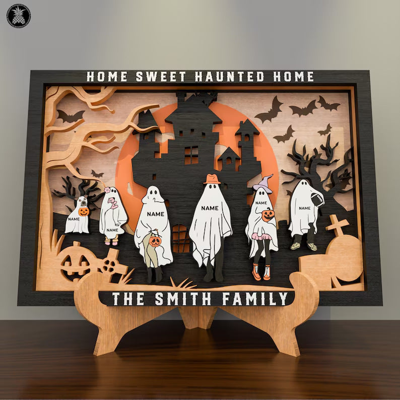 Personalized Halloween Shadow Box