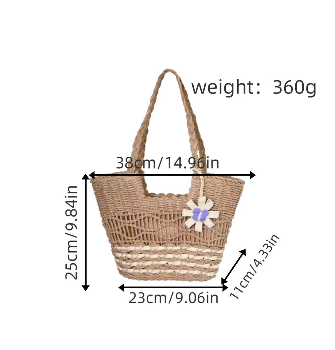 Braided Baste Beach Bag Stornfield