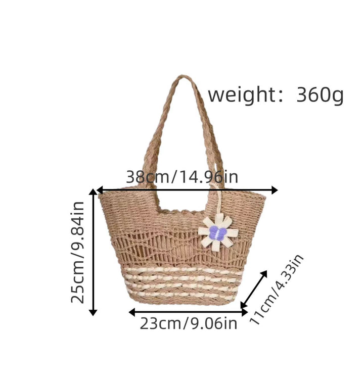 Braided Baste Beach Bag Stornfield