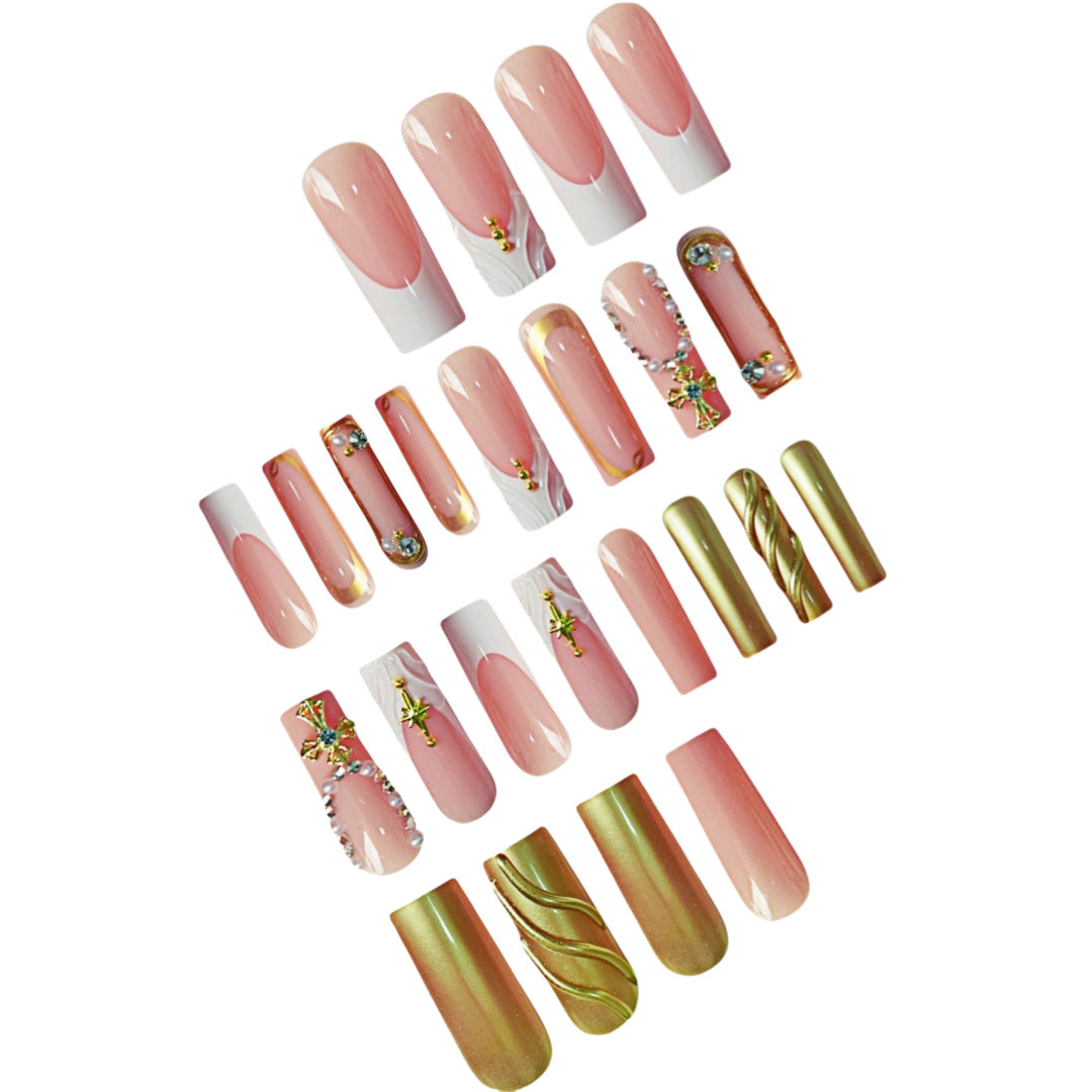 Ornate Press-On Nail Extensions Stornfield