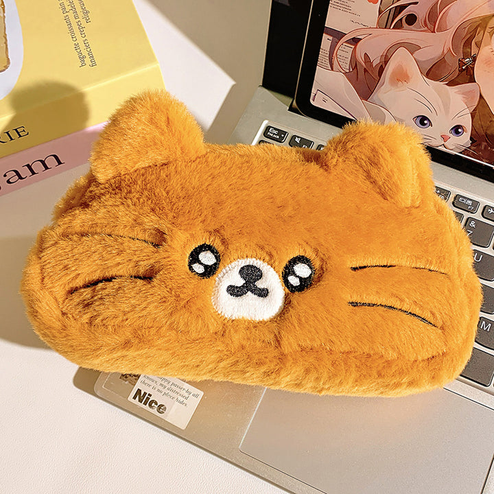 Plush pillow with cat motif Stornfield