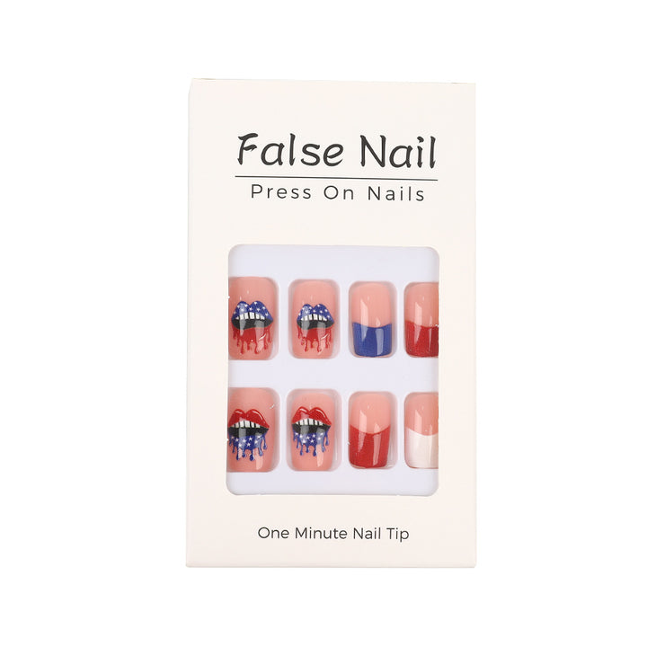 Patriotic style artificial nails Stornfield
