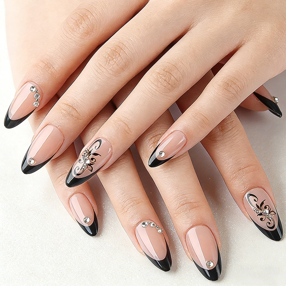Elegant Sculpted Stiletto Press-On Nails Stornfield