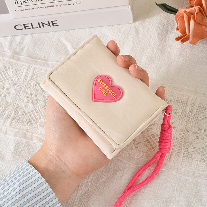 Cute Heart-Embellished Wallet Stornfield