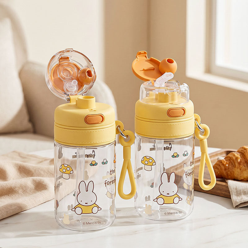 Women's sports bottle with interactive lid and cute animal design Stornfield