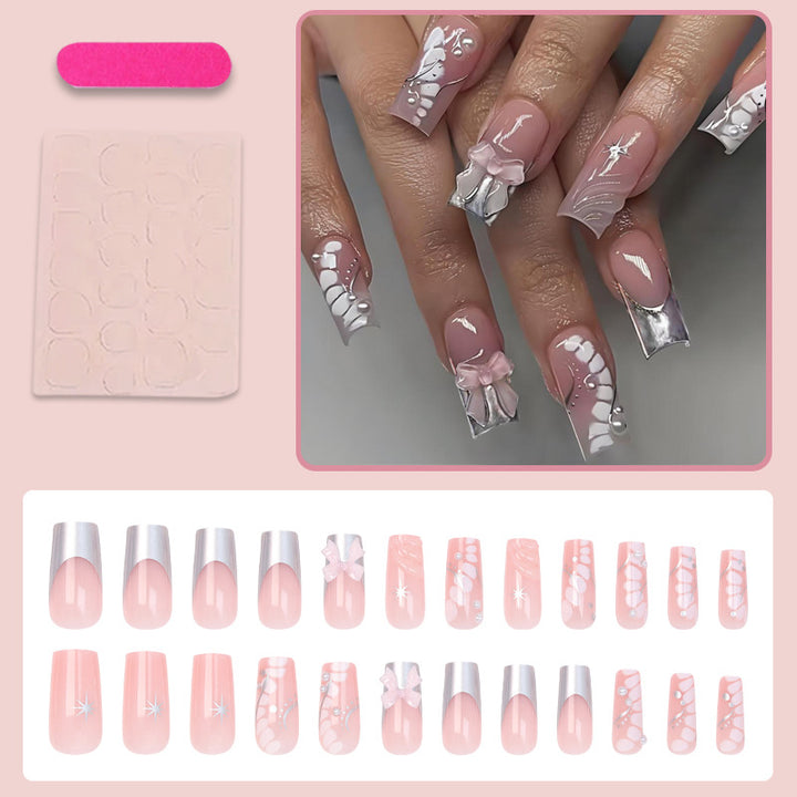 Acrylic nail set with elegant accents Stornfield