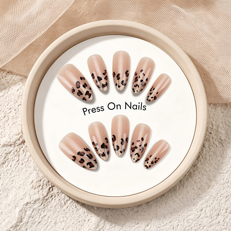 Decorative Leopard Print Press-On Nails Stornfield