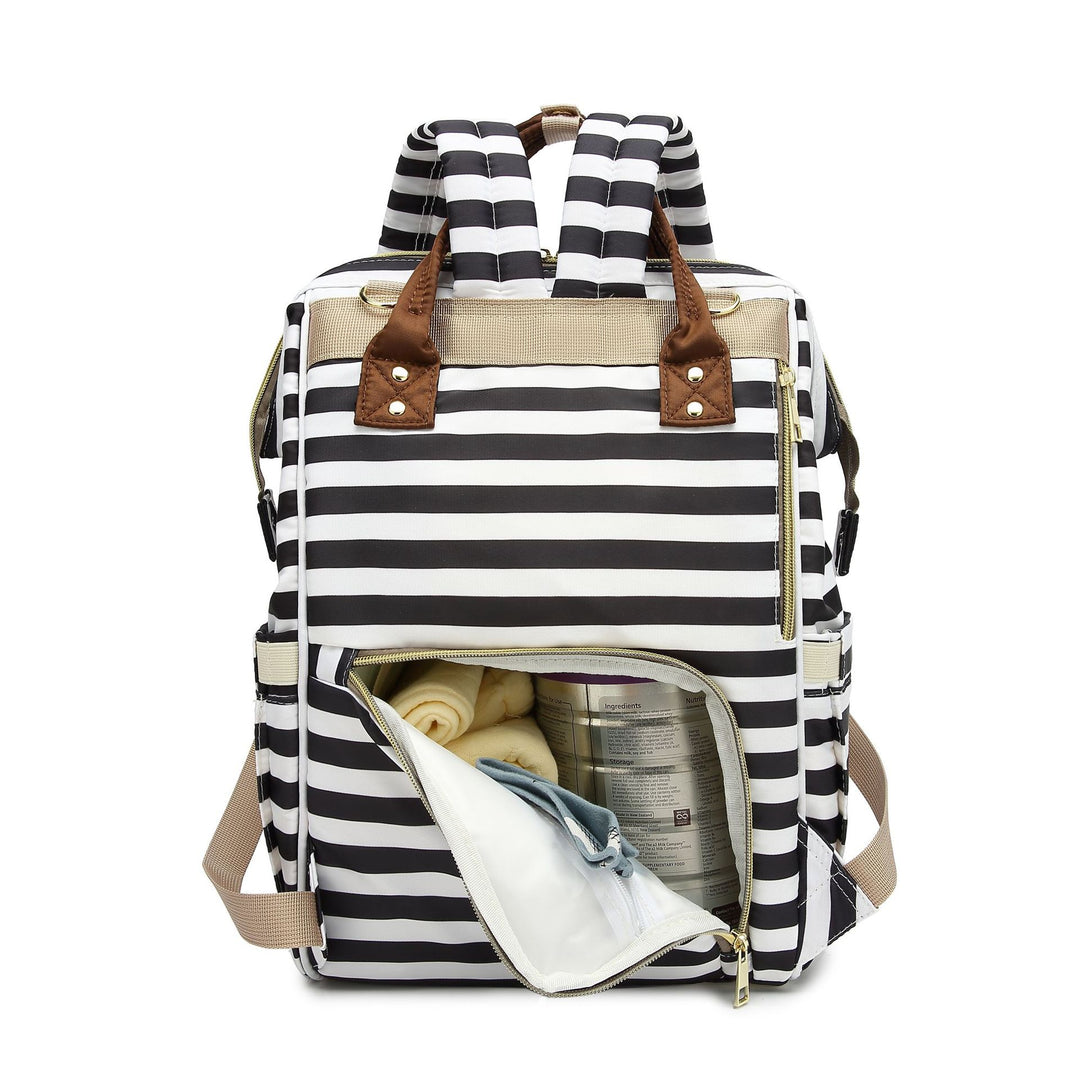 Stylish Striped Backpack Stornfield